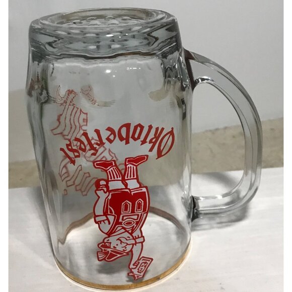 Oktoberfest Beer Mug German Festival ein Prosit Tankard Oktoberfest Guy 5.5" - Picture 6 of 9